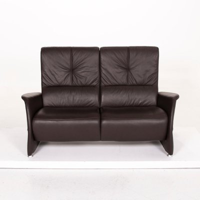 Himolla Dark Brown Leather Sofa For, How To Dye A Brown Leather Sofa Grey