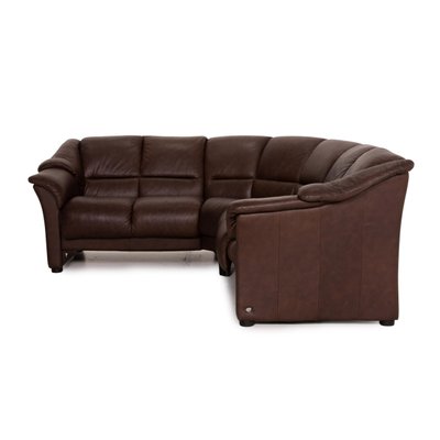 Oslo Brown Leather Corner Sofa From, Tan Leather Corner Sofa Recliner