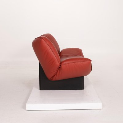 Leolux Tango Dark Red Leather Sofa For, Dark Red Leather Sofa