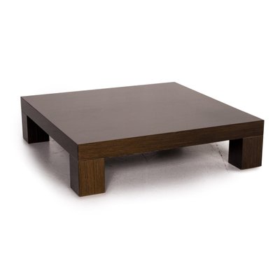 Brown Wooden High Gloss Coffee Table, White Gloss Side Table With Storage
