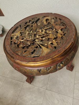 Chinese Tea Tables, 1950s, Set of 5 for sale at Pamono