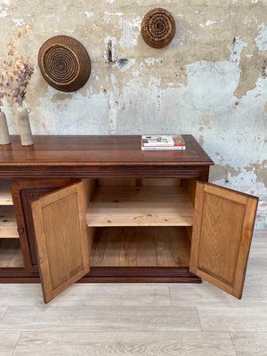 Vintage oak buffet discount