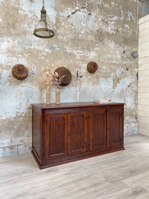 Vintage oak buffet discount
