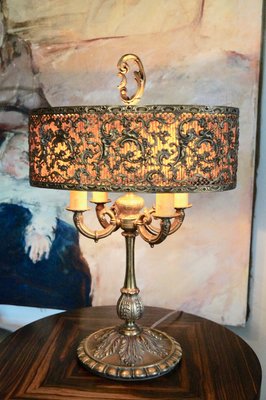 Antique french bronze lamps deals