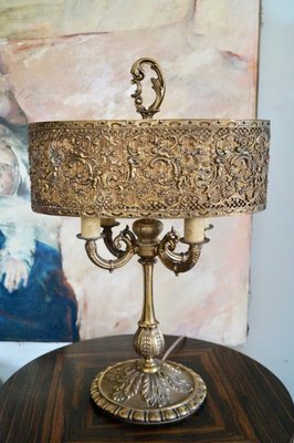 Antique French Bronze Table Lamp Circa, Antique French Table Lamps