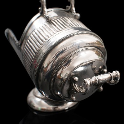 Antique Victorian English Silver-Plated Salt Cellar for sale at Pamono