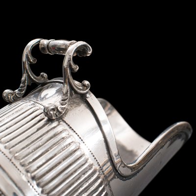 Antique Victorian English Silver-Plated Salt Cellar for sale at Pamono