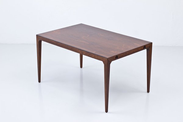 Danish Rosewood Dining Table by Poul Hundevad Kai Winding for Hundevad Co. 1950s