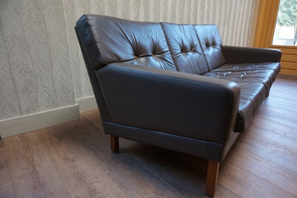 Vintage Scandinavian Leather Sofa With Gold Ons 1970s For At Pamono Vintage Scandinavian Leather Sofa With, Gold Leather Sofa