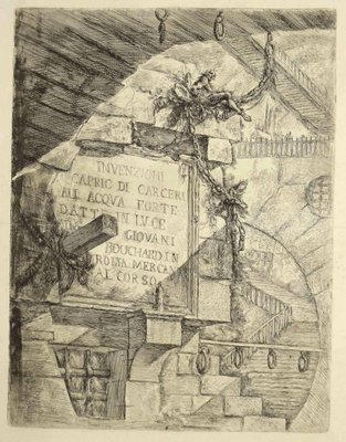 Giovanni Battista Piranesi Prison Invention Etching 1749 59 For Sale At Pamono