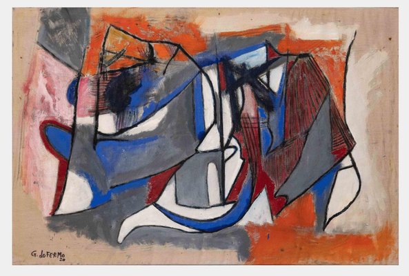Giorgio Lo Fermo Abstract Expression Oil Paint