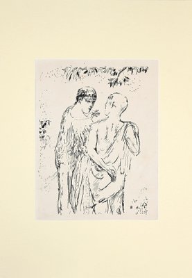 Pierre Bonnard, Walk, Lithograph, 1930 for sale at Pamono