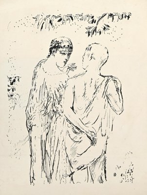 Pierre Bonnard, Walk, Lithograph, 1930 for sale at Pamono
