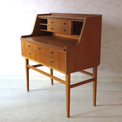 Danish Secretary With Drawers Compartments 1960s For Sale At Pamono