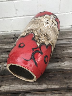 Fat Lava フラワーベース scheurich 60s vintage-1960s-fat-lava-floor-