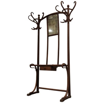 Perchero Thonet n 4 con espejo anos 20 en venta en Pamono