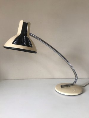 Lampe de bureau Eyeball vintage des années 70 Marron/Noir Métal Vintage