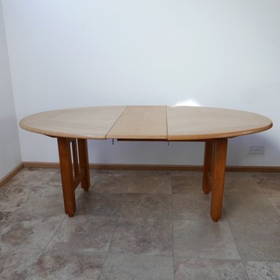 Vintage Oval French Oak Extendable, Oval Extending Dining Table