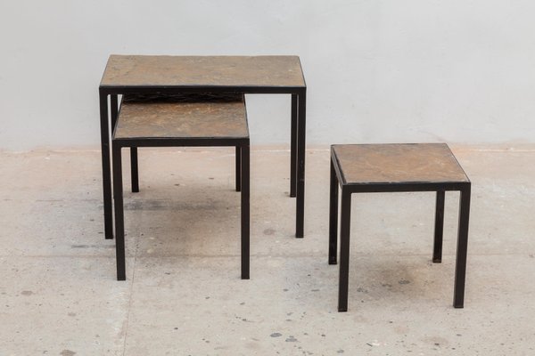 Metal sale stacking tables
