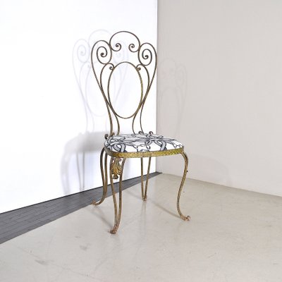 Wrought iron dining chairs for sale deals