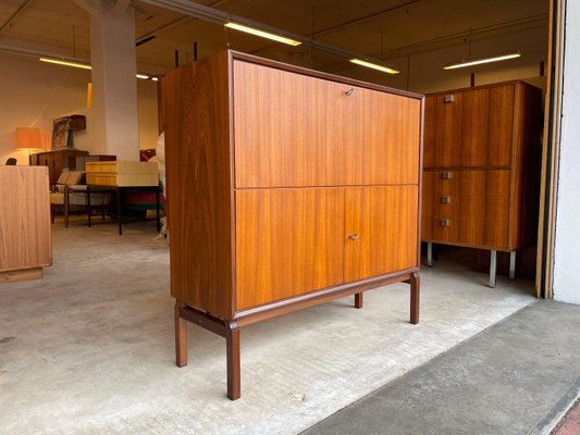 Mid Century Teak Secretaire Desk by Marian Grabinski for Ikea for