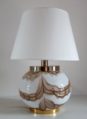 Vintage Italian Murano Glass Table Lamp, Murano Glass Table Lamp Vintage