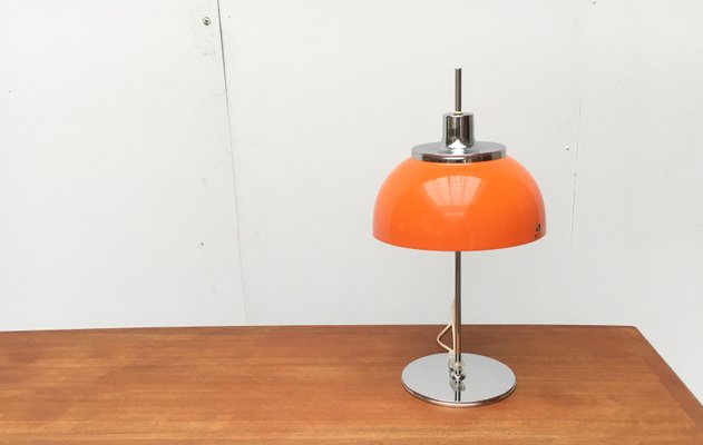 伊70s vintage lamp made in Italy イタリア レトロ Vintage Space Age Italian Faro Table Lamp from Guzzini, 1970s for
