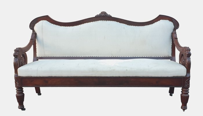 19th Century Mahogany Sofa