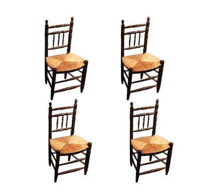 Vintage rustic dining chairs deals