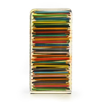 Colored Pencils Composition, Frozen in Resin