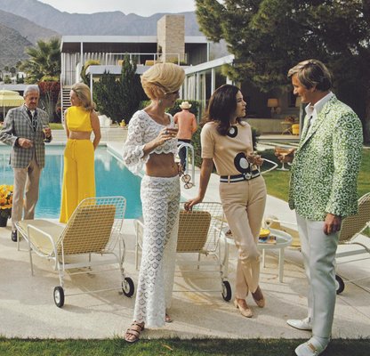 Party am Pool - Slim Aarons - Colour Photography 20th Century 