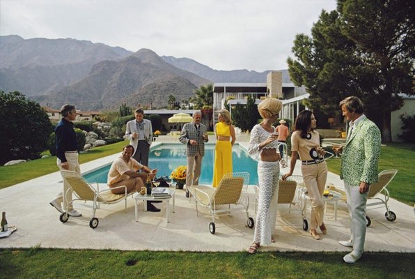 Party am Pool - Slim Aarons - Colour Photography 20th Century 
