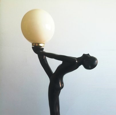 Art deco lady lamps for sale hot sale
