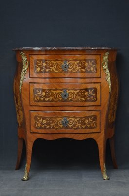Antique bombe chest top