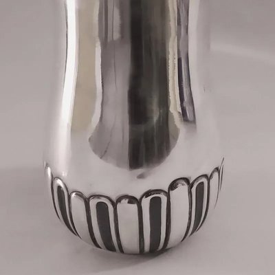 Shaker à cocktail Macabo en acier inoxydable par Aldo Tura, Italie, années 1950, Image 5