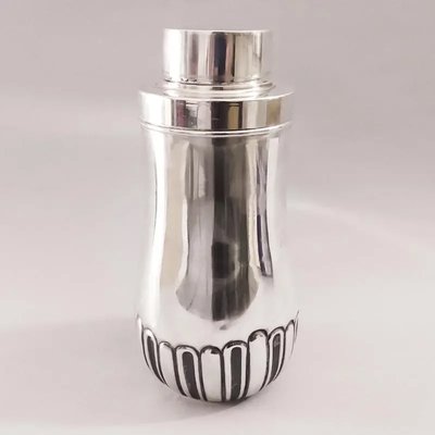 Shaker à cocktail Macabo en acier inoxydable par Aldo Tura, Italie, années 1950, Image 1