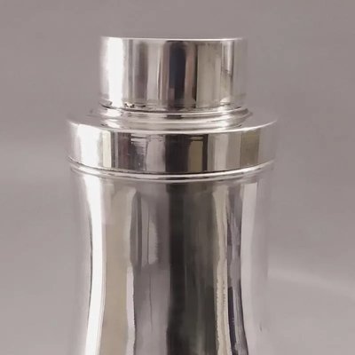 Shaker à cocktail Macabo en acier inoxydable par Aldo Tura, Italie, années 1950, Image 4