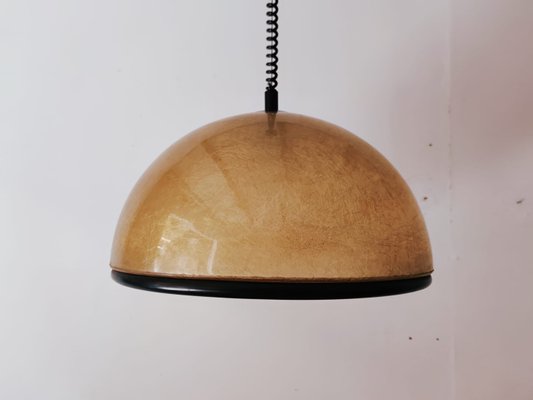Vintage Fiberglass Dome Ceiling Lamp by Studio Tecno Design for Luci Italia