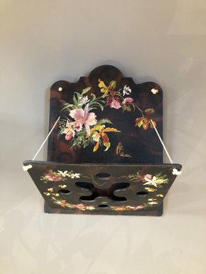 Wall mounted letter rack top