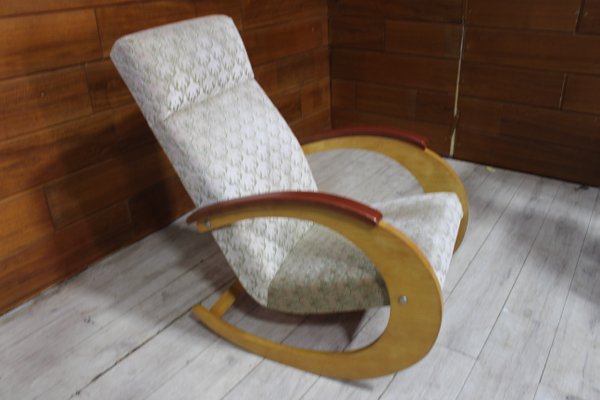 Wooden rocking chair with ottoman deals