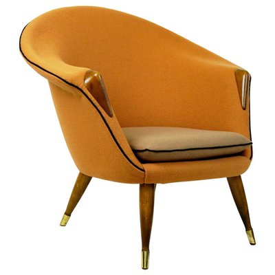 Orange fabric chair store