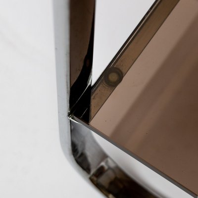 Milo baughman sales chrome etagere