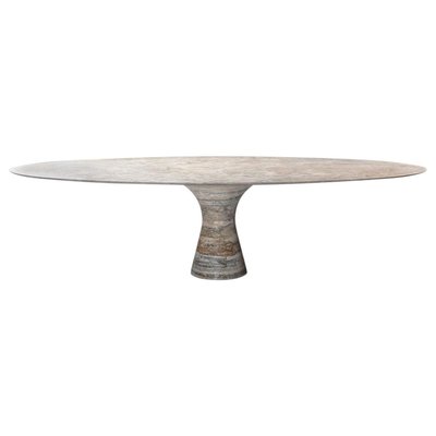 Oval Marble Dining Table From Saint, Oval Pedestal Table Marble