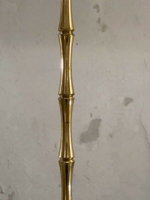 Mid Century French Bamboo Floor Lamp By, Bamboo Stick Floor Lamp
