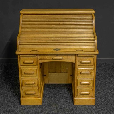 Small Antique Oak Roll Top Desk For, Antique Oak Roll Top Desk Value