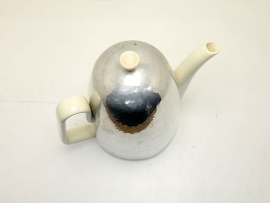 teapot with aluminum thermal hood from waku foreigen 1950s set of 2 for sale at pamono