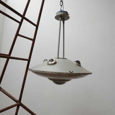 Flying saucer cheap lamp vintage