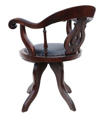 Victorian swivel hot sale chair