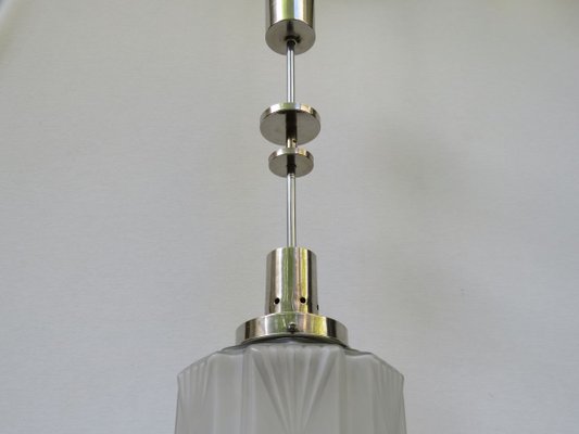 Vintage French Art Deco Skyscraper Ceiling Lamp for sale at Pamono
