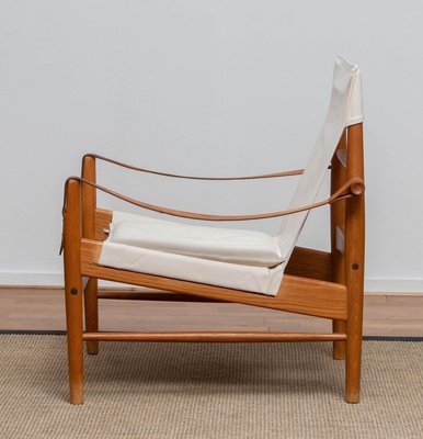 Swedish Safari Lounge Chair by Hans Olsen for Viska Möbler, 1960s